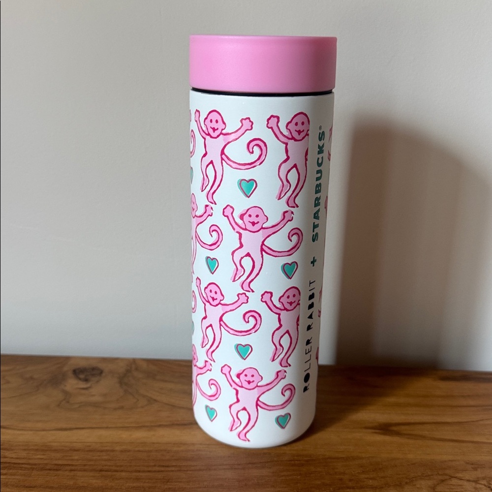 NEW Starbucks x Roller Rabbit 
Lovely Monkey
Stainless Steel Tumbler
16 oz - Picture 4 of 6